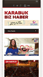 Mobile Screenshot of karabukbizhaber.com